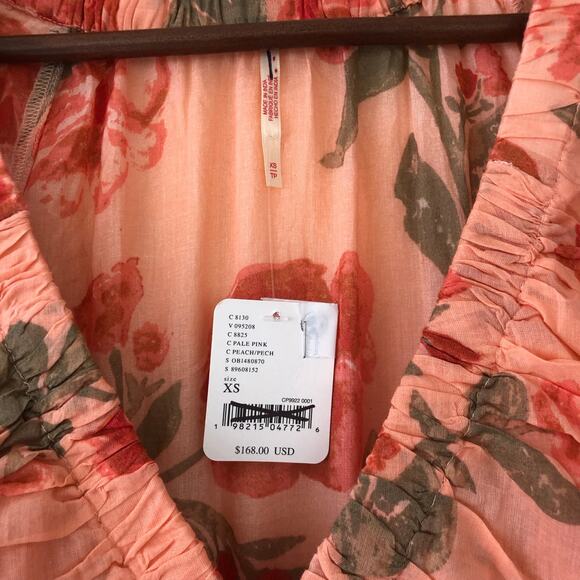 Free People Womens Golden Hour Maxi Dress Multicolor Size XS NWT - Picture 4 of 8